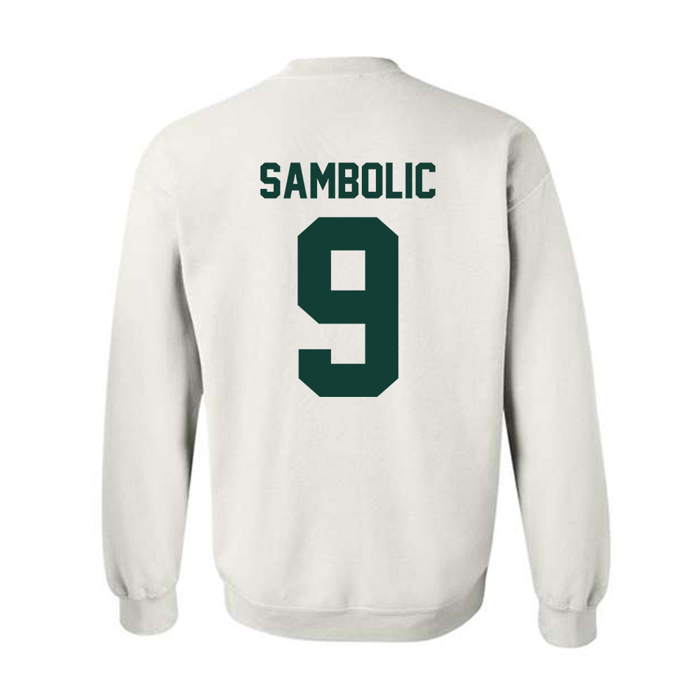 Michigan State - NCAA Women's Basketball : Sara Sambolic - Classic Shersey Crewneck Sweatshirt-1