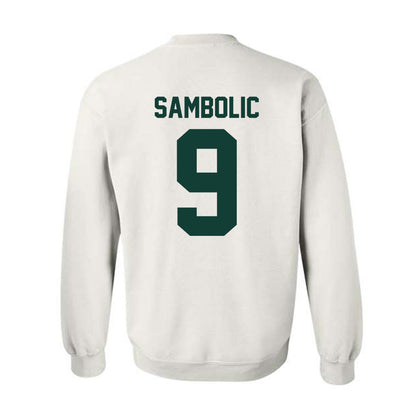 Michigan State - NCAA Women's Basketball : Sara Sambolic - Classic Shersey Crewneck Sweatshirt-1