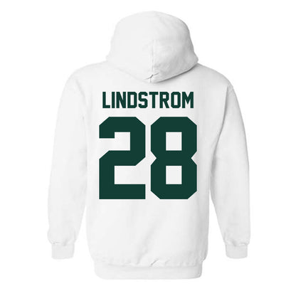 Michigan State - NCAA Men's Ice Hockey : Cayden Lindstrom - Classic Shersey Hooded Sweatshirt-1