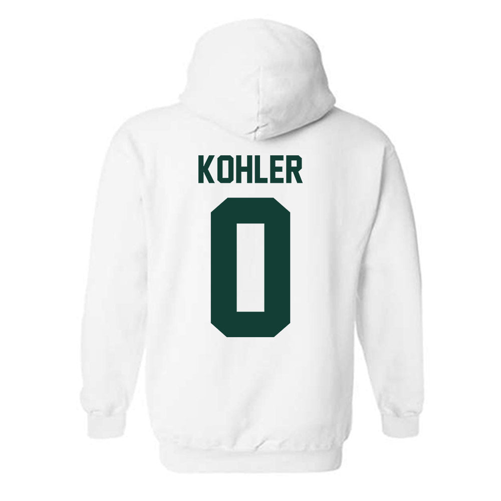 Michigan State - NCAA Men's Basketball : Jaxon Kohler - Classic Shersey Hooded Sweatshirt-1