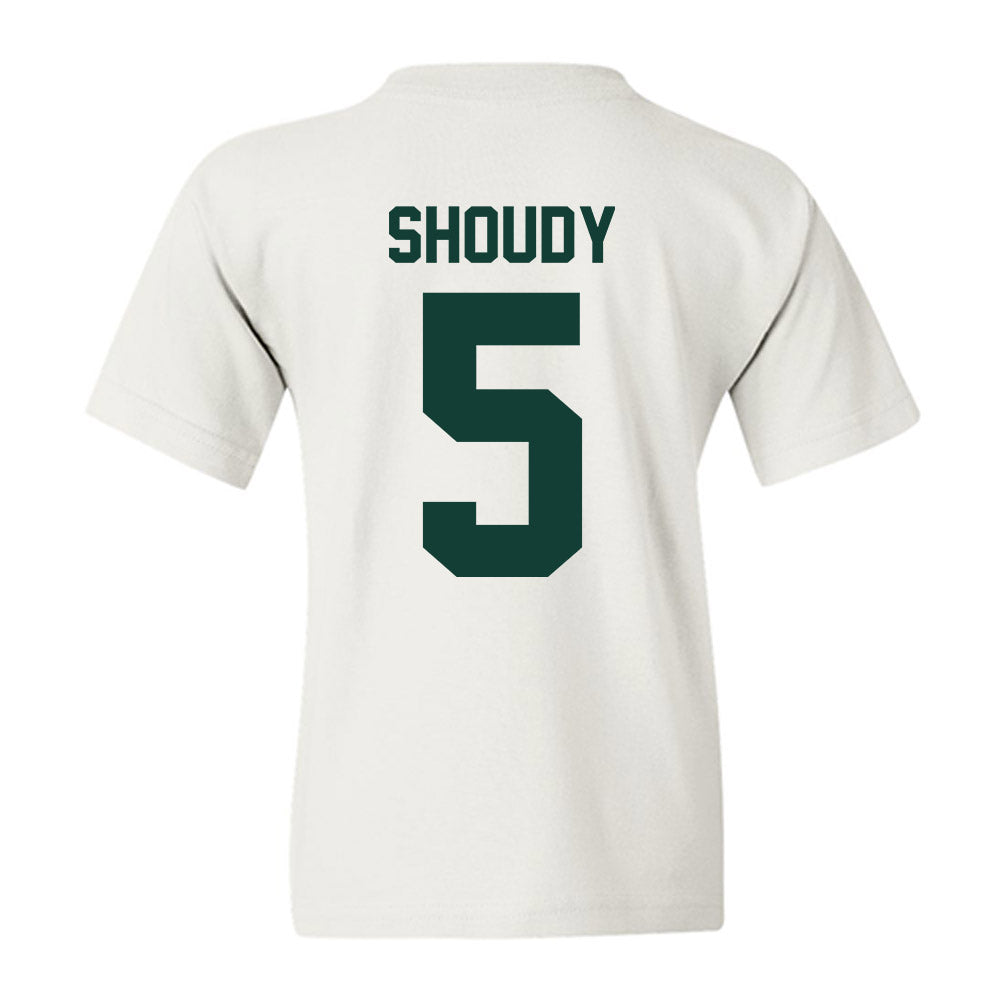 Michigan State - NCAA Men's Ice Hockey : Travis Shoudy - Classic Shersey Youth T-Shirt-1