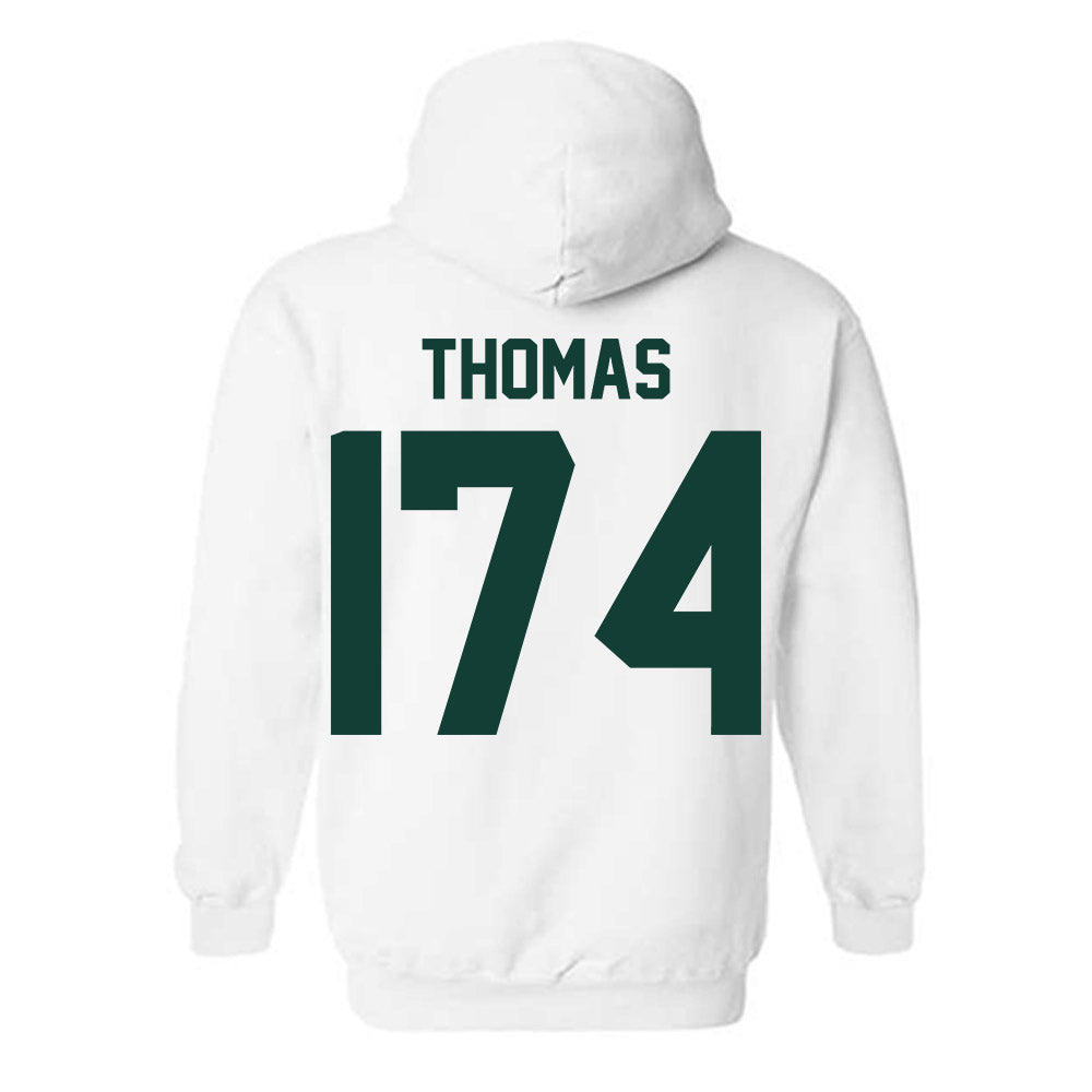 Michigan State - NCAA Wrestling : Cory Thomas - Classic Shersey Hooded Sweatshirt-1