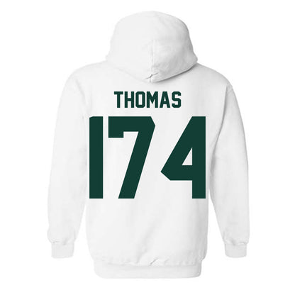 Michigan State - NCAA Wrestling : Cory Thomas - Classic Shersey Hooded Sweatshirt-1