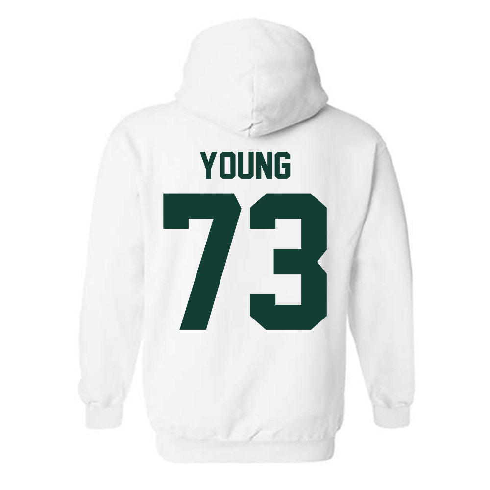 Michigan State - NCAA Football : Rustin Young - Classic Shersey Hooded Sweatshirt-1