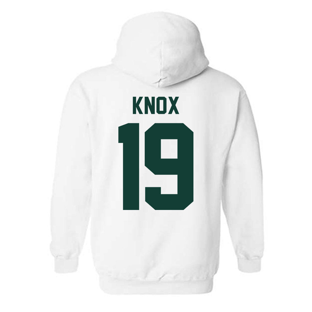 Michigan State - NCAA Men's Soccer : JEB Knox - Classic Shersey Hooded Sweatshirt-4