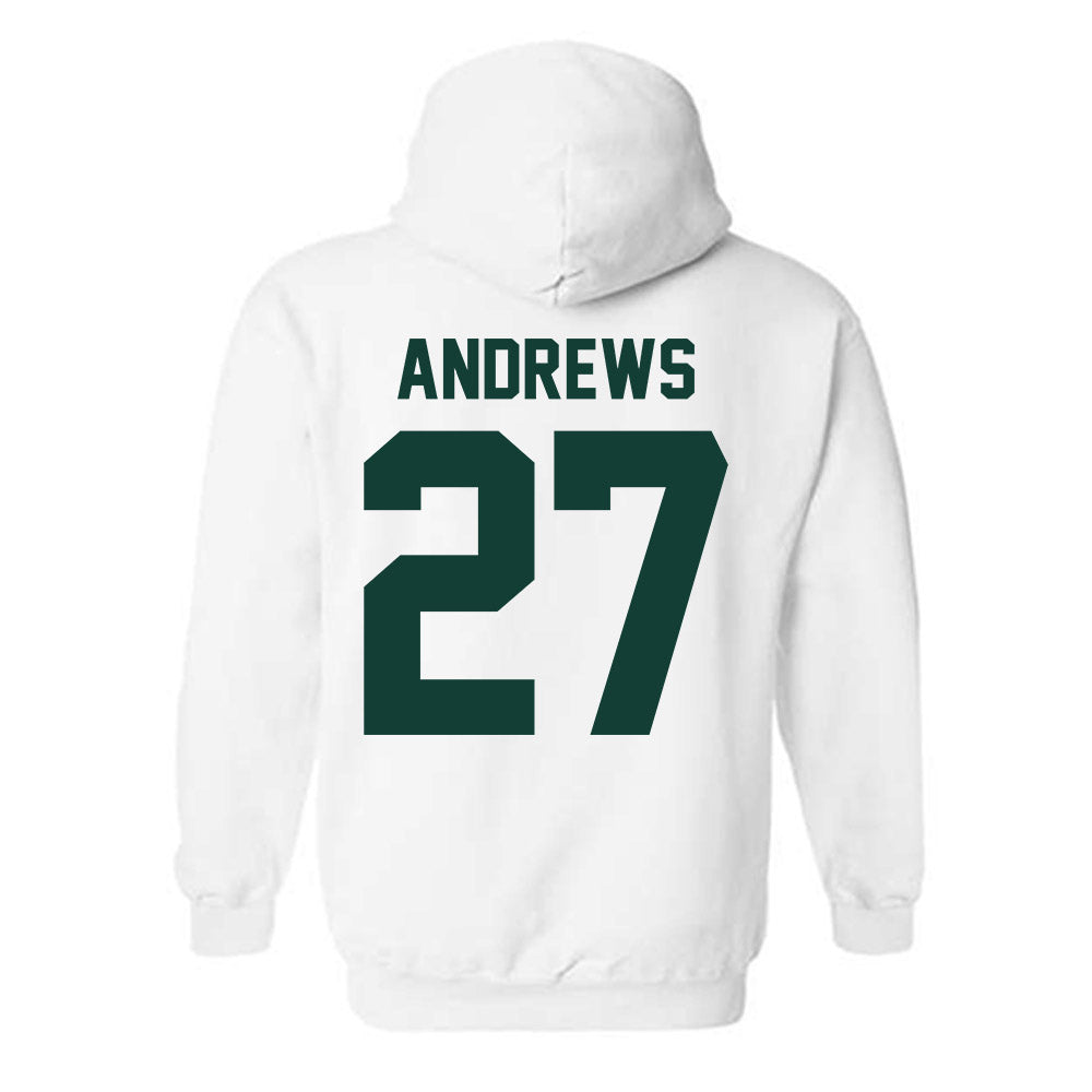 Michigan State - NCAA Men's Ice Hockey : Nicklas Andrews - Classic Shersey Hooded Sweatshirt-1