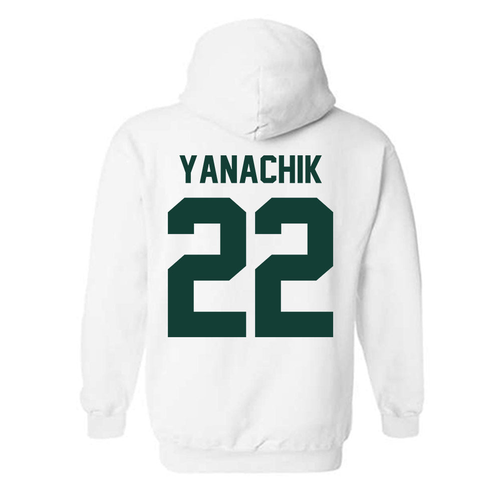 Michigan State - NCAA Football : Jack Yanachik - Classic Shersey Hooded Sweatshirt-1