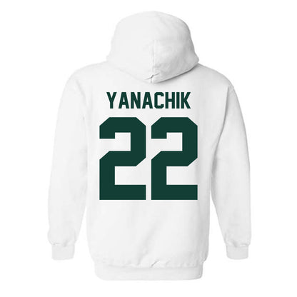 Michigan State - NCAA Football : Jack Yanachik - Classic Shersey Hooded Sweatshirt-1