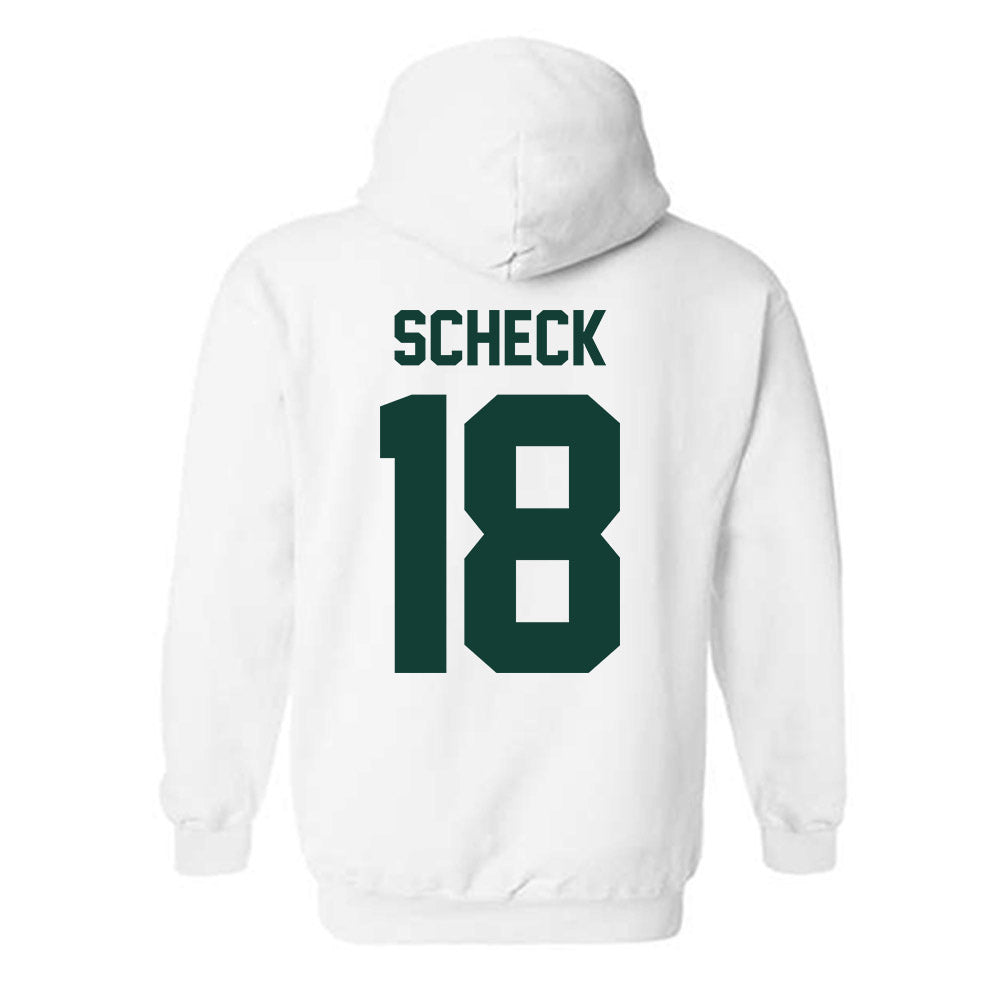 Michigan State - NCAA Women's Volleyball : Breccan Scheck - Classic Shersey Hooded Sweatshirt-1