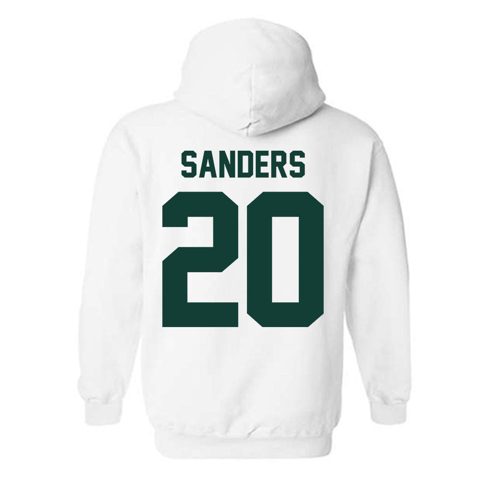 Michigan State - NCAA Men's Basketball : Nick Sanders - Classic Shersey Hooded Sweatshirt-1