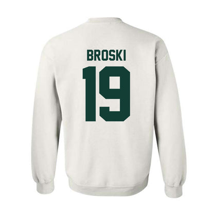 Michigan State - NCAA Baseball : Adam Broski - Classic Shersey Crewneck Sweatshirt-1