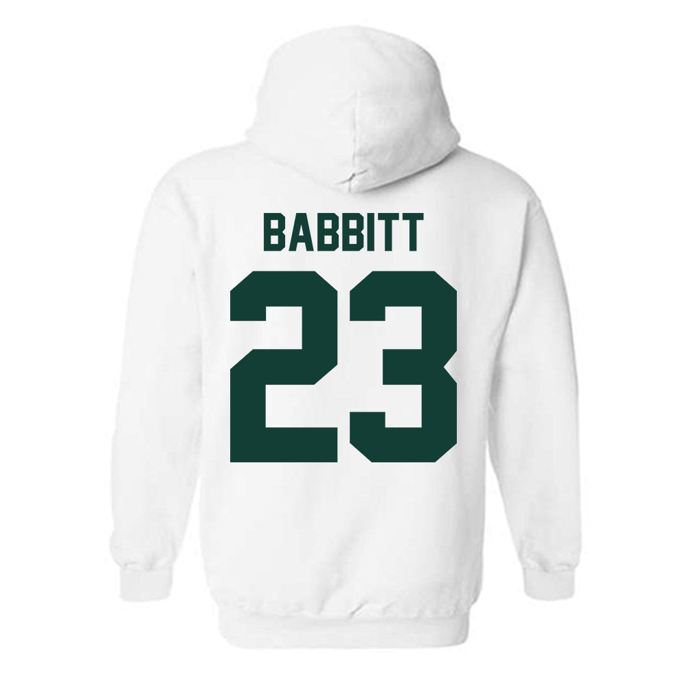 Michigan State - NCAA Football : Peyton Babbitt - Classic Shersey Hooded Sweatshirt-4