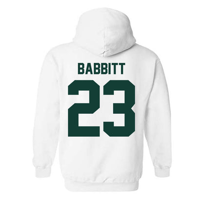 Michigan State - NCAA Football : Peyton Babbitt - Classic Shersey Hooded Sweatshirt-4