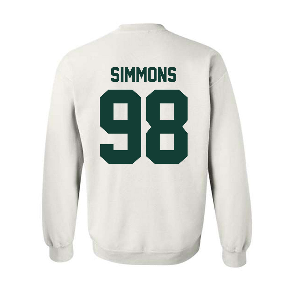 Michigan State - NCAA Football : Derrick Simmons - Classic Shersey Crewneck Sweatshirt-4