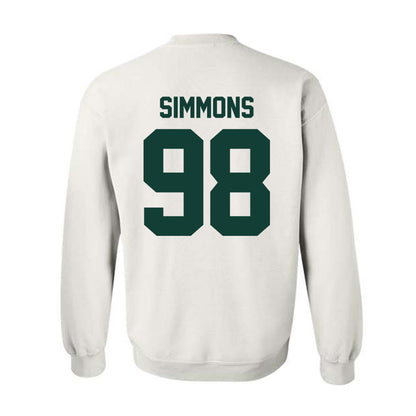 Michigan State - NCAA Football : Derrick Simmons - Classic Shersey Crewneck Sweatshirt-4