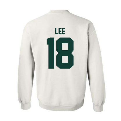 Michigan State - NCAA Men's Ice Hockey : Ryker Lee - Classic Shersey Crewneck Sweatshirt-1
