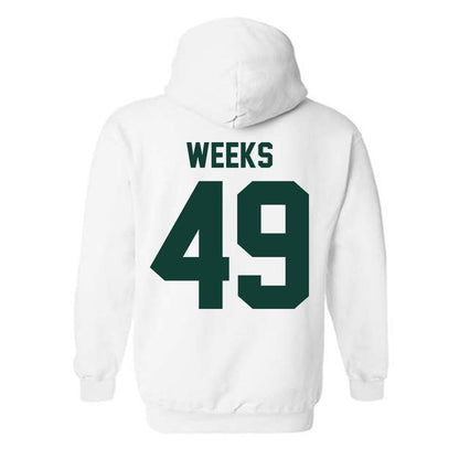 Michigan State - NCAA Football : Alex Weeks - Classic Shersey Hooded Sweatshirt-4