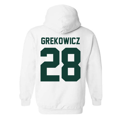 Michigan State - NCAA Men's Soccer : Jake Grekowicz - Classic Shersey Hooded Sweatshirt-1