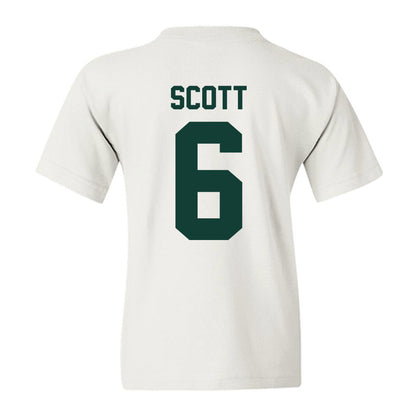 Michigan State - NCAA Men's Basketball : Jordan Scott - Classic Shersey Youth T-Shirt-1