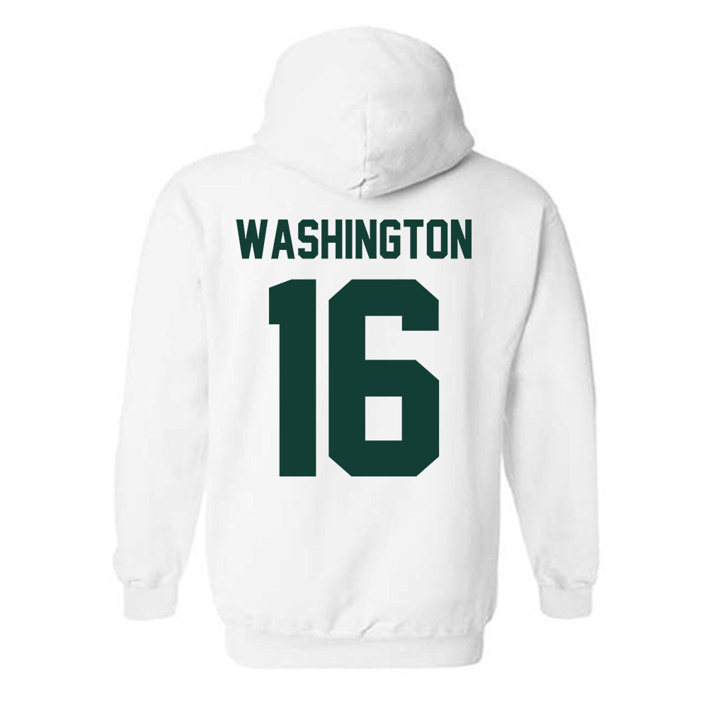 Michigan State - NCAA Football : Zachary Washington - Classic Shersey Hooded Sweatshirt-4