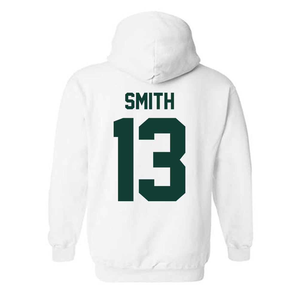 Michigan State - NCAA Football : Isaac Smith - Classic Shersey Hooded Sweatshirt-4