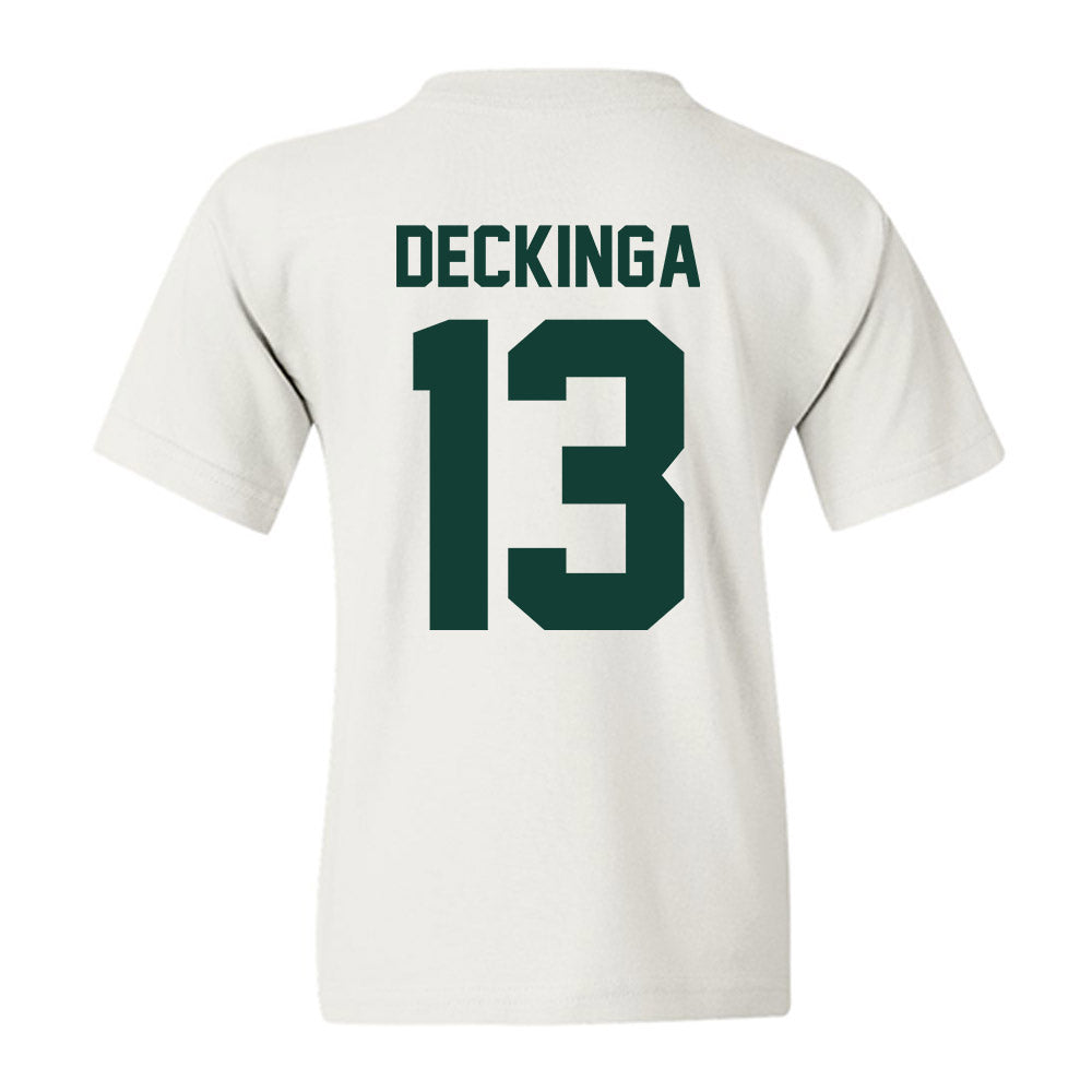 Michigan State - NCAA Baseball : CJ Deckinga - Classic Shersey Youth T-Shirt-1