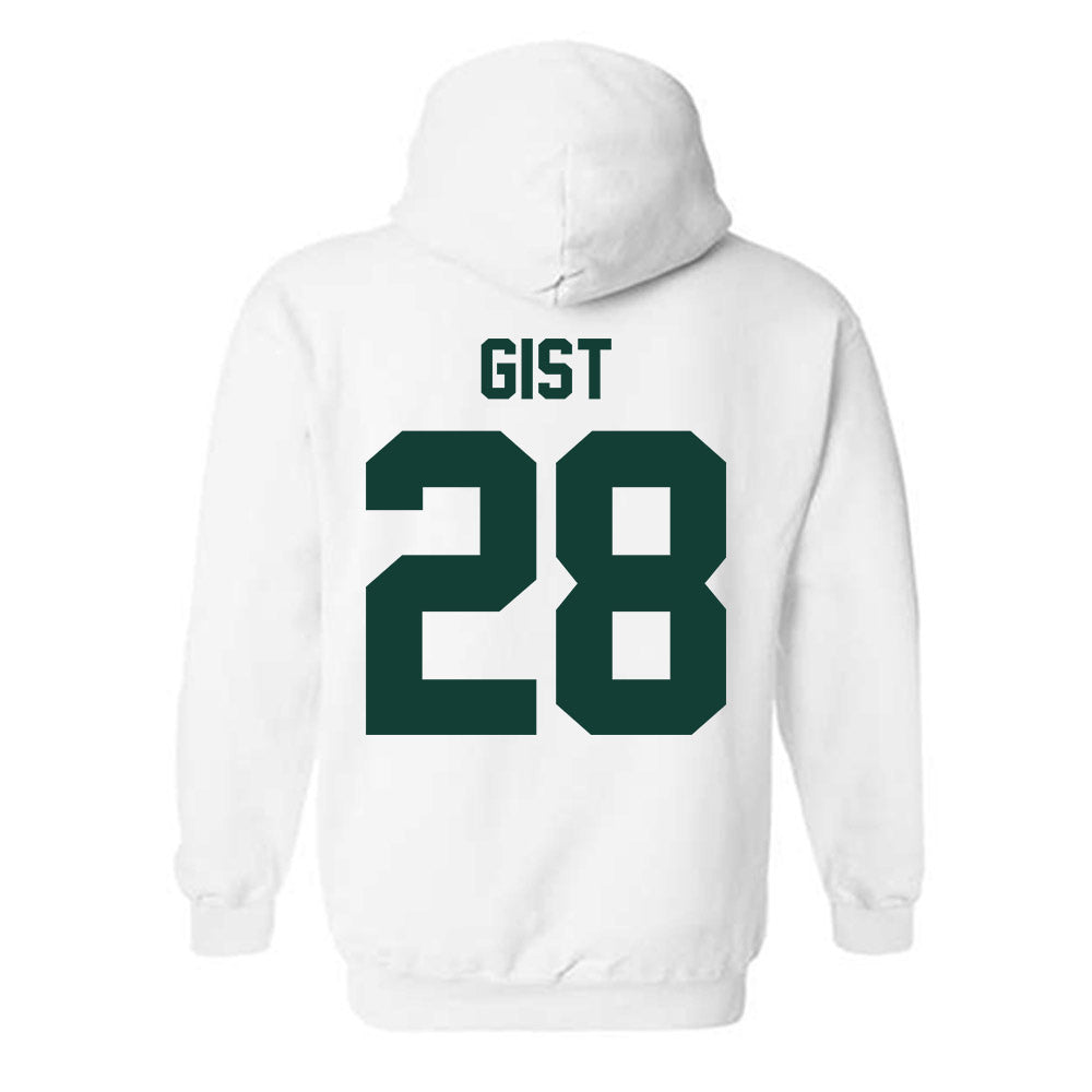 Michigan State - NCAA Football : Zion Gist - Classic Shersey Hooded Sweatshirt-1