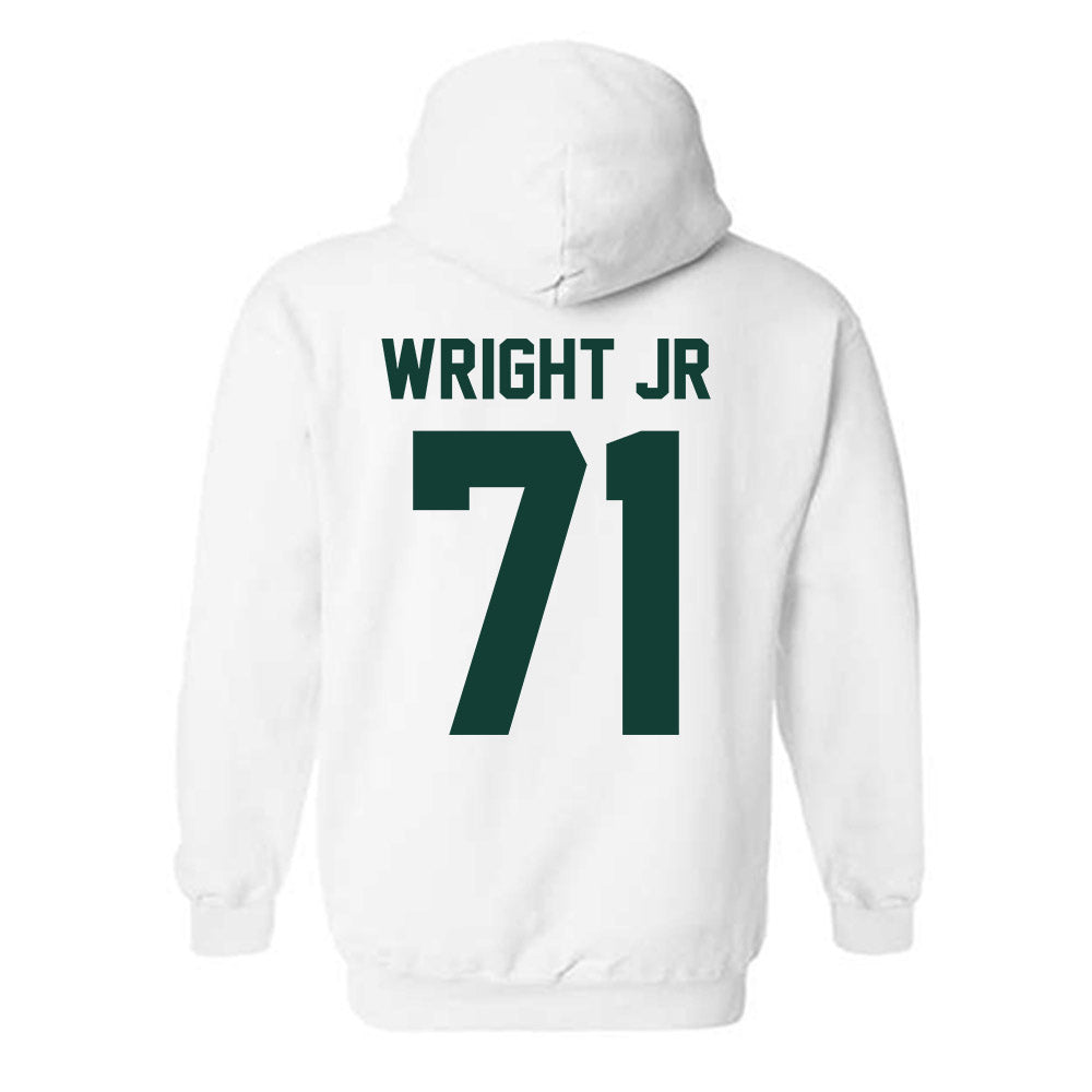 Michigan State - NCAA Football : Robert Wright Jr - Classic Shersey Hooded Sweatshirt-4