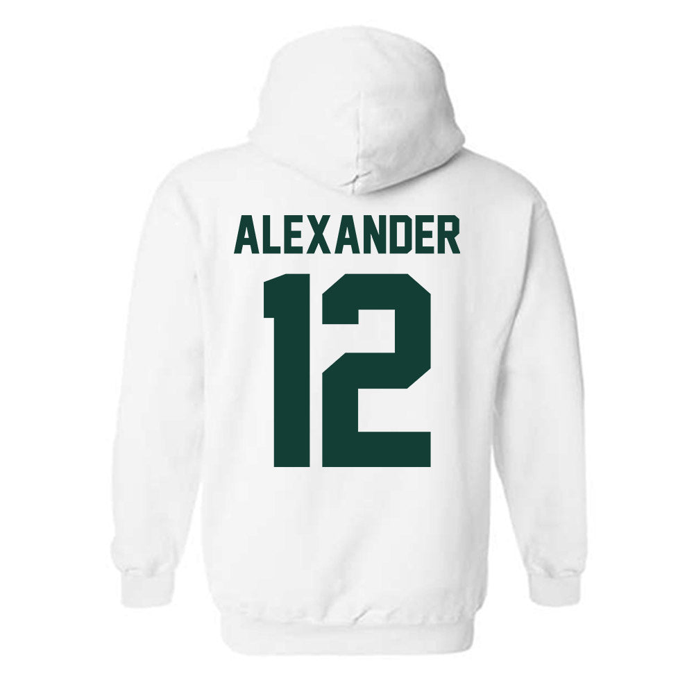 Michigan State - NCAA Women's Basketball : Isa Alexander - Classic Shersey Hooded Sweatshirt-1