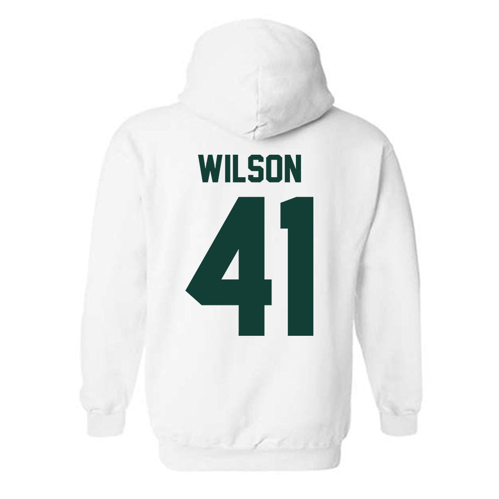Michigan State - NCAA Football : Jaxson Wilson - Classic Shersey Hooded Sweatshirt-1