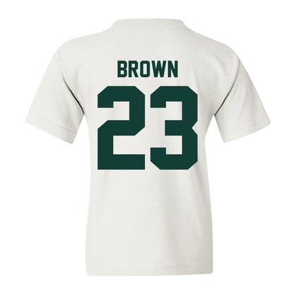 Michigan State - NCAA Women's Basketball : Jalyn Brown - Classic Shersey Youth T-Shirt-1
