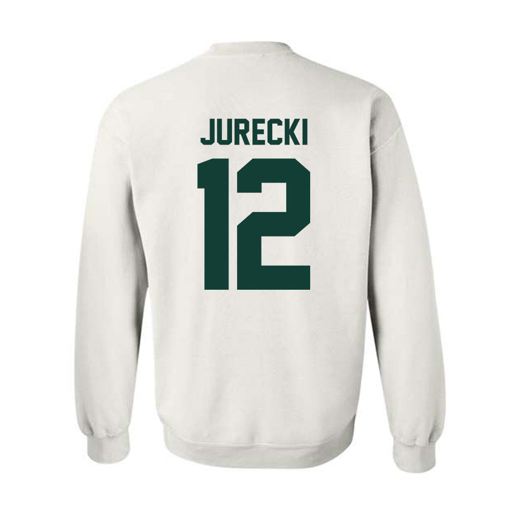 Michigan State - NCAA Men's Ice Hockey : Griffin Jurecki - Classic Shersey Crewneck Sweatshirt-1
