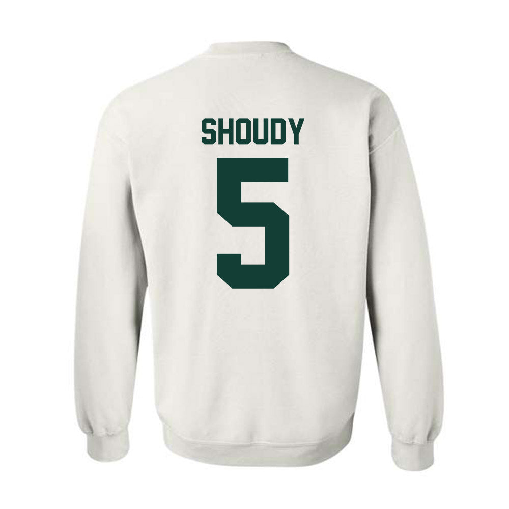 Michigan State - NCAA Men's Ice Hockey : Travis Shoudy - Classic Shersey Crewneck Sweatshirt-1