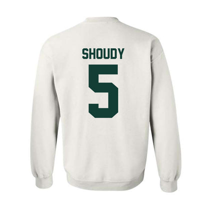 Michigan State - NCAA Men's Ice Hockey : Travis Shoudy - Classic Shersey Crewneck Sweatshirt-1