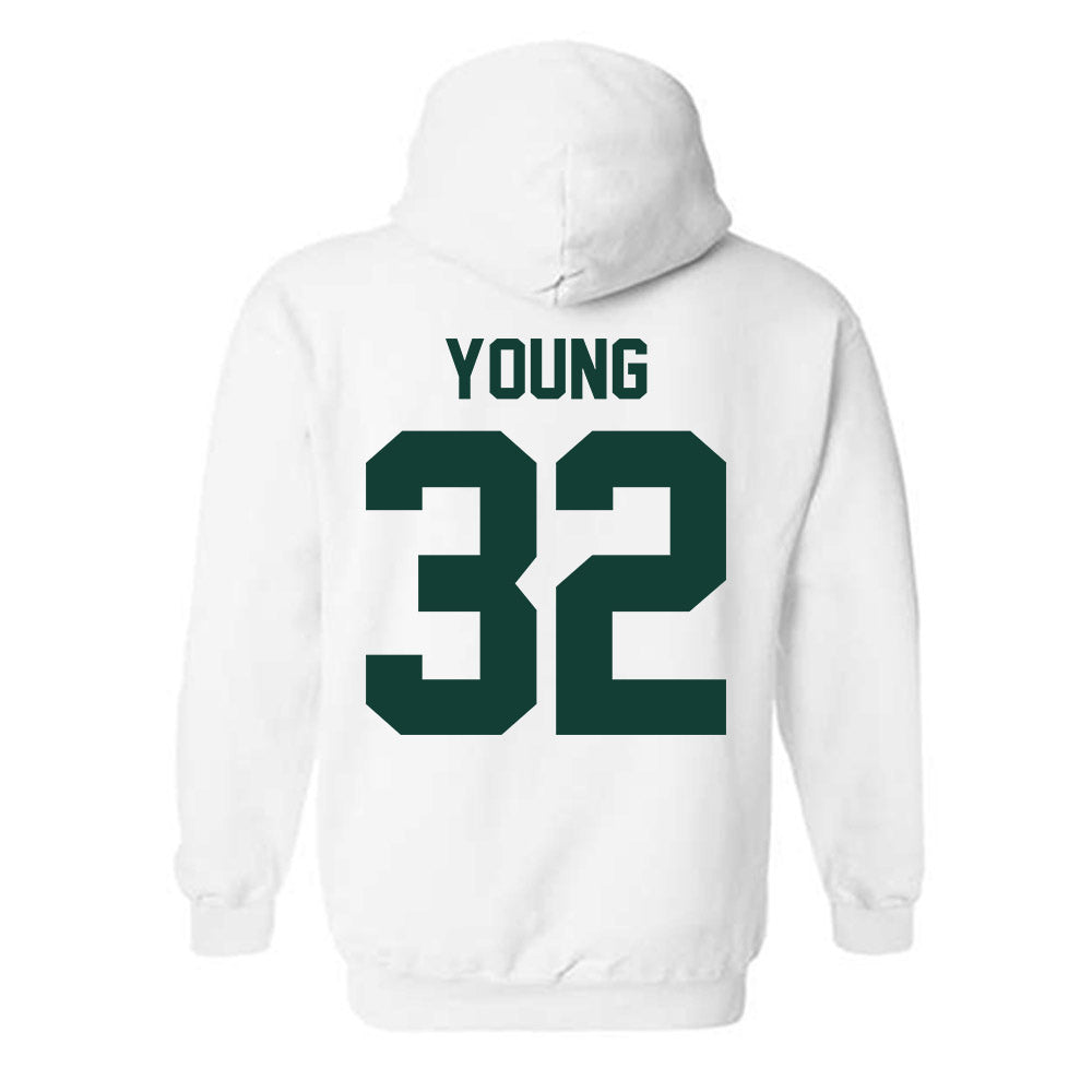 Michigan State - NCAA Football : Evan Young - Classic Shersey Hooded Sweatshirt-1