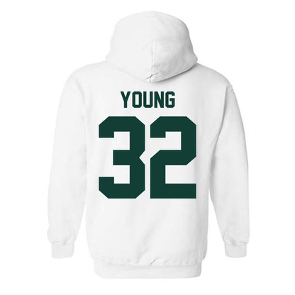 Michigan State - NCAA Football : Evan Young - Classic Shersey Hooded Sweatshirt-1
