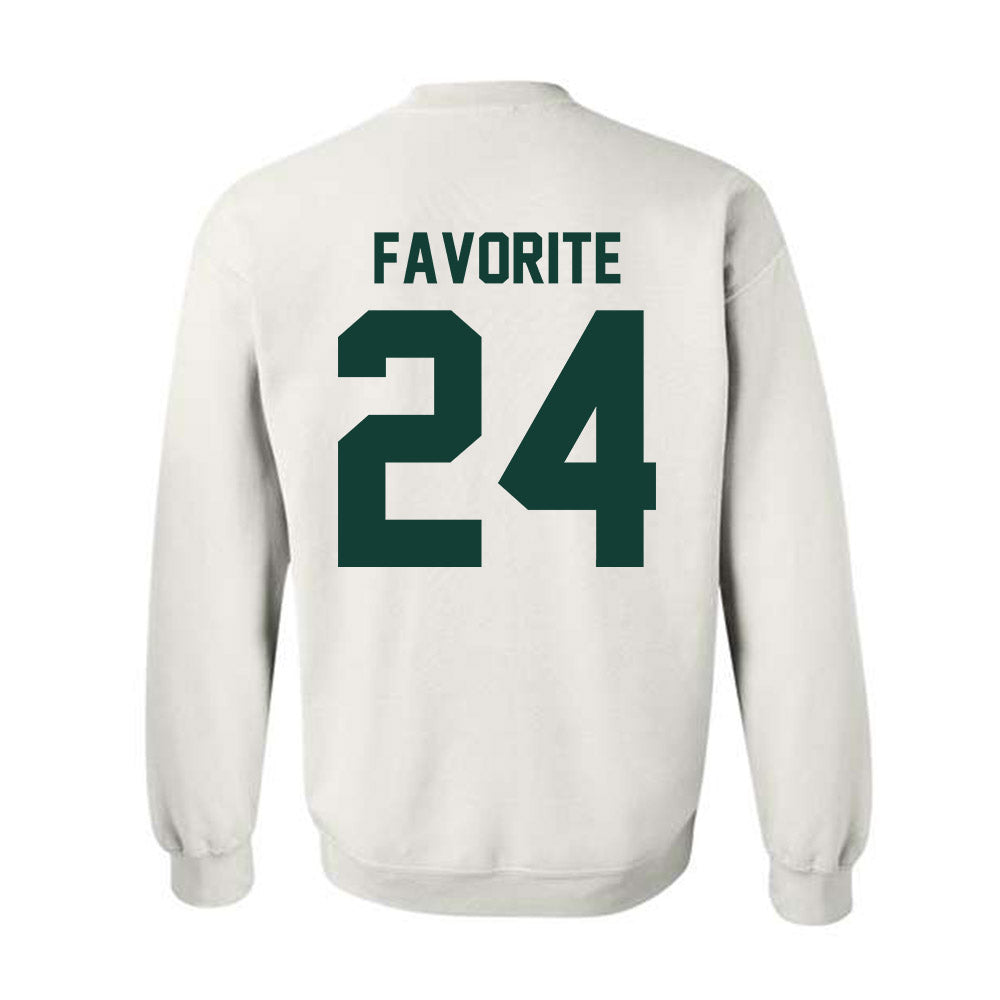 Michigan State - NCAA Football : Jeremiah Favorite - Classic Shersey Crewneck Sweatshirt-1