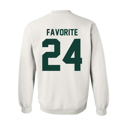 Michigan State - NCAA Football : Jeremiah Favorite - Classic Shersey Crewneck Sweatshirt-1