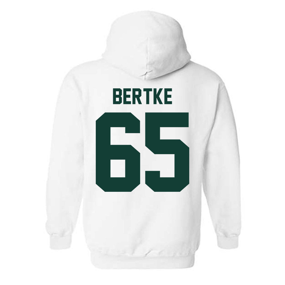 Michigan State - NCAA Football : Cole Bertke - Classic Shersey Hooded Sweatshirt-4