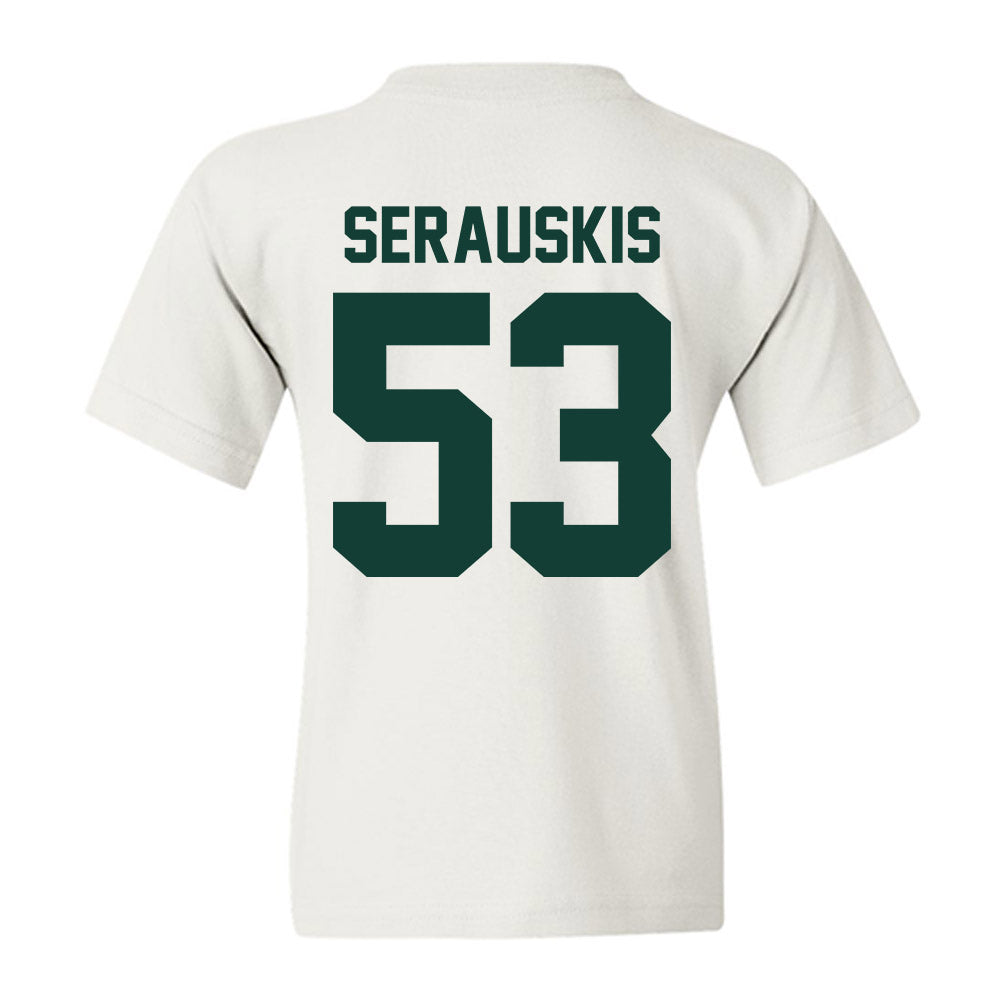 Michigan State - NCAA Football : Trey Serauskis - Classic Shersey Youth T-Shirt-4