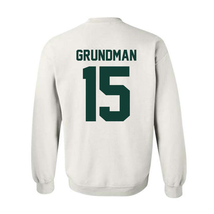Michigan State - NCAA Baseball : Gannon Grundman - Classic Shersey Crewneck Sweatshirt-1