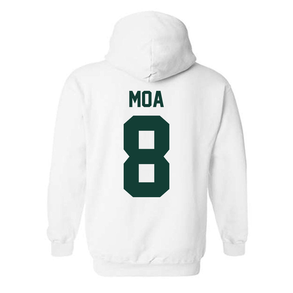 Michigan State - NCAA Football : Aisea Moa - Classic Shersey Hooded Sweatshirt-1