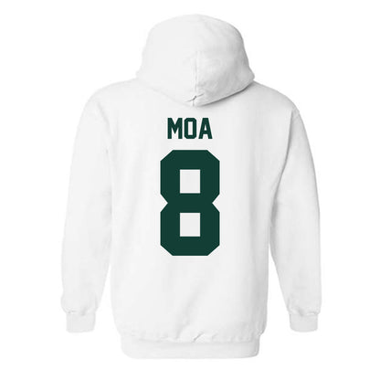 Michigan State - NCAA Football : Aisea Moa - Classic Shersey Hooded Sweatshirt-1