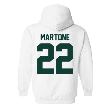Michigan State - NCAA Men's Ice Hockey : Porter Martone - Classic Shersey Hooded Sweatshirt-1