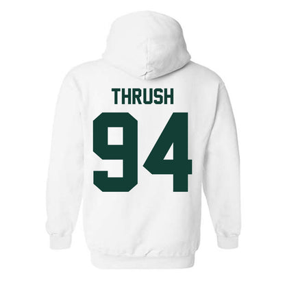 Michigan State - NCAA Football : Cal Thrush - Classic Shersey Hooded Sweatshirt-1