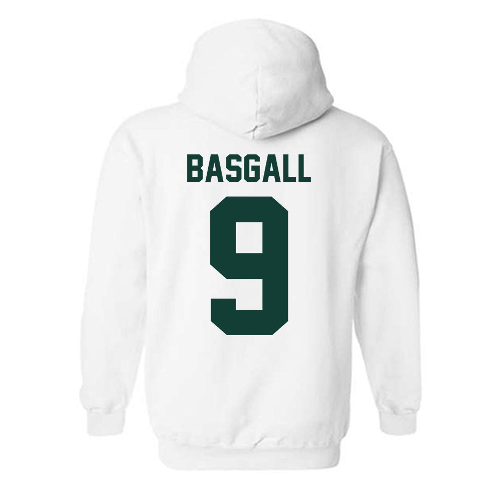 Michigan State - NCAA Men's Ice Hockey : Matthew Basgall - Classic Shersey Hooded Sweatshirt-1