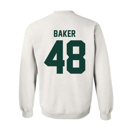 Michigan State - NCAA Football : Charlie Baker - Classic Shersey Crewneck Sweatshirt-1