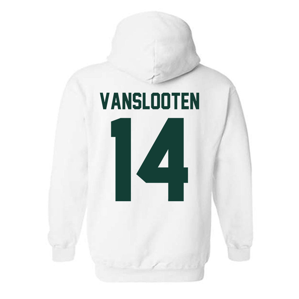 Michigan State - NCAA Women's Basketball : Grace VanSlooten - Classic Shersey Hooded Sweatshirt-1