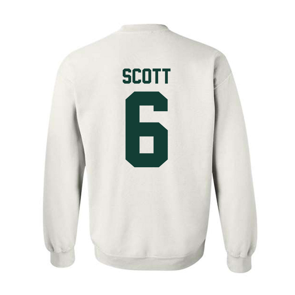 Michigan State - NCAA Men's Basketball : Jordan Scott - Classic Shersey Crewneck Sweatshirt-1