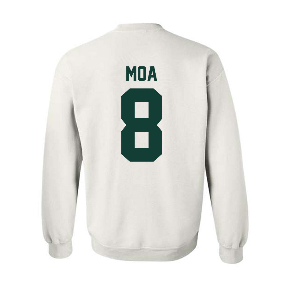 Michigan State - NCAA Football : Aisea Moa - Classic Shersey Crewneck Sweatshirt-1